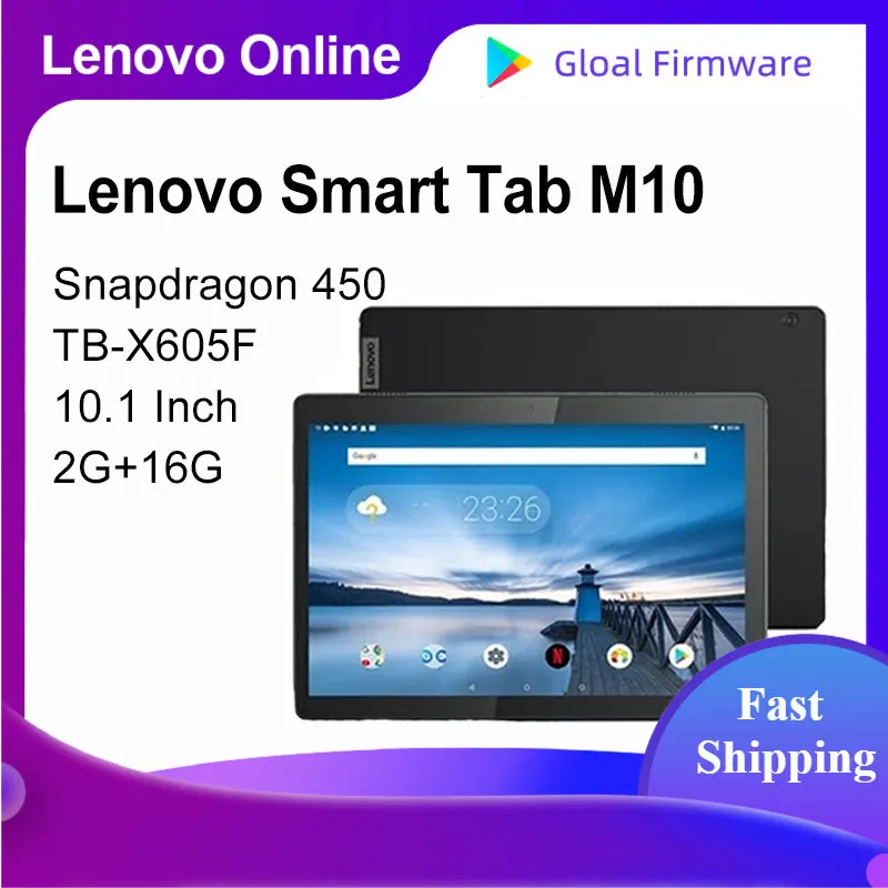 Lenovo Smart Tab M10 10.1 Inch TB-x605f Qualcomm Snapdragon 450 2G RAM 16G ROM 4850mAh WIFI Version Black
Lenovo Smart Tab M10 10.1 Inch TB-x605f Qualcomm Snapdragon 450 2G RAM 16G ROM 4850mAh WIFI Version Black