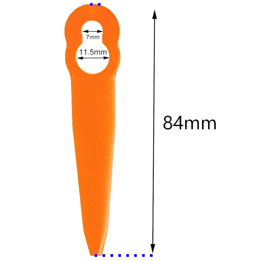 40pcs Plastic Lawn Mower Blades Orange Plastic 40pcs 84mm Height Grass Trimmer Gardening Accessories Brand New
40pcs Plastic Lawn Mower Blades Orange Plastic 40pcs 84mm Height Grass Trimmer Gardening Accessories Brand New