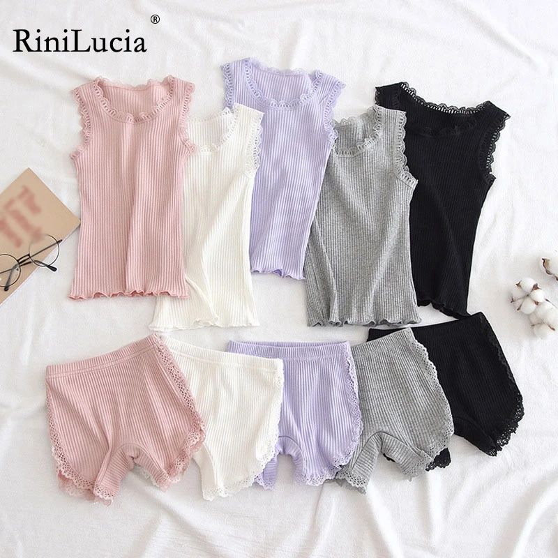 RiniLucia Summer Girls Sleeveless Lave Tank Top + Elastic Shorts Set Clothes Kids Soft 2pcs Children Pajamas Girls Clothing Sets
RiniLucia Summer Girls Sleeveless Lave Tank Top + Elastic Shorts Set Clothes Kids Soft 2pcs Children Pajamas Girls Clothing Sets
