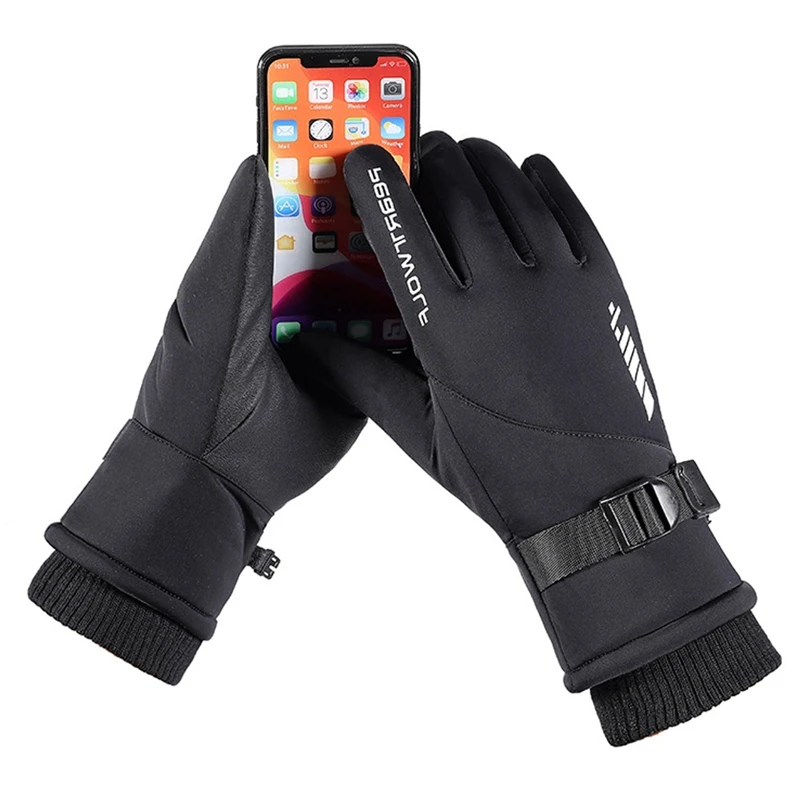 Skiing Bicycle Gloves Outdoor Breathable Winter Cycling Gloves Warm Touchscreen Full Finger Gloves for Running Hiking Motorcycle
Skiing Bicycle Gloves Outdoor Breathable Winter Cycling Gloves Warm Touchscreen Full Finger Gloves for Running Hiking Motorcycle