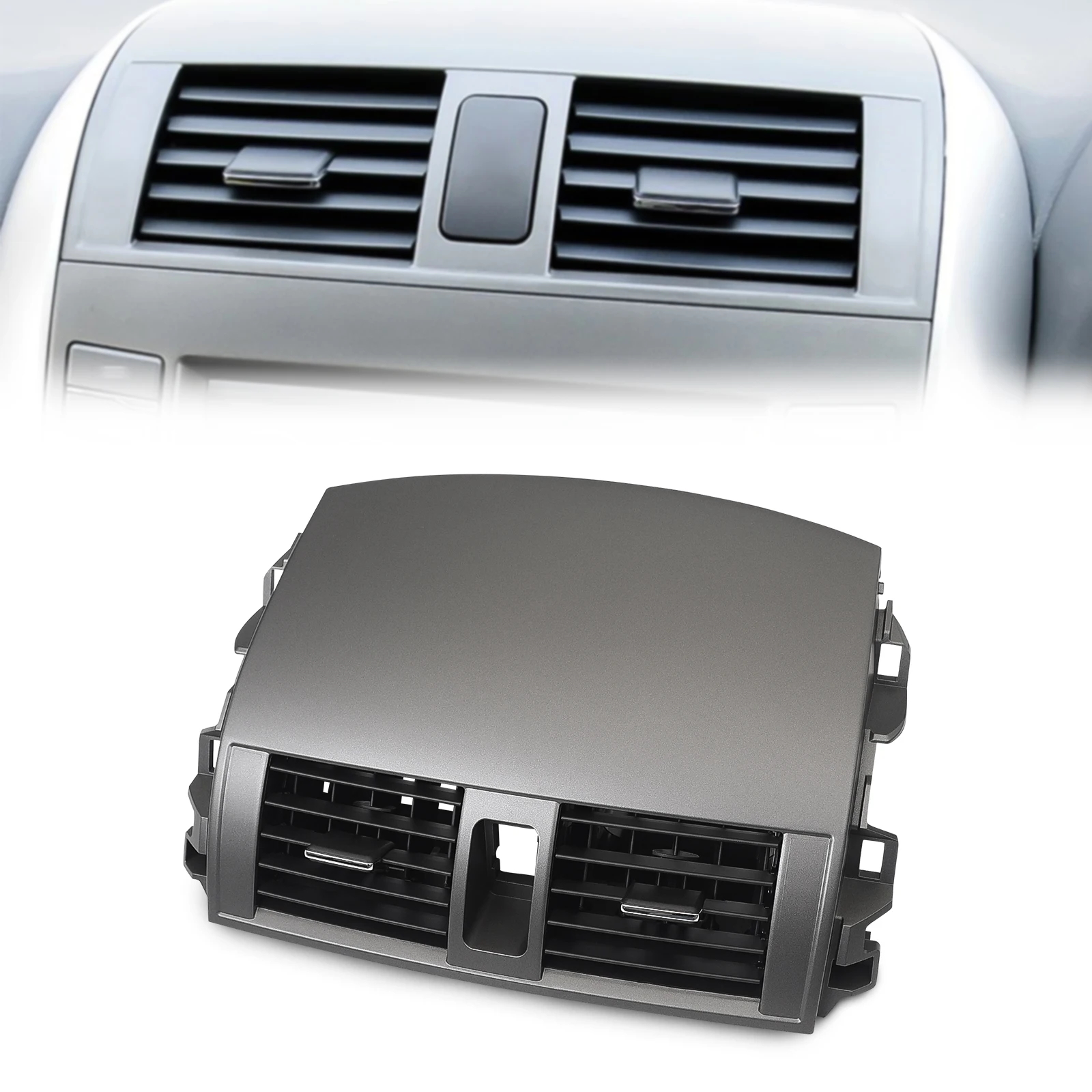 Car Center Dash A/C Outlet Air Vent Panel With Emergency Switch For Toyota Corolla 2008 2009 2010 2011 2012 2013 55670-02160
Car Center Dash A/C Outlet Air Vent Panel With Emergency Switch For Toyota Corolla 2008 2009 2010 2011 2012 2013 55670-02160