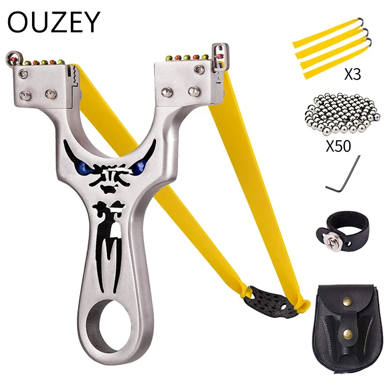 Outdoor Wrist Rocket Slingshot Professional Hunting Slingshot with Heavy Duty Launching Bands High Velocity Catapult
Outdoor Wrist Rocket Slingshot Professional Hunting Slingshot with Heavy Duty Launching Bands High Velocity Catapult
