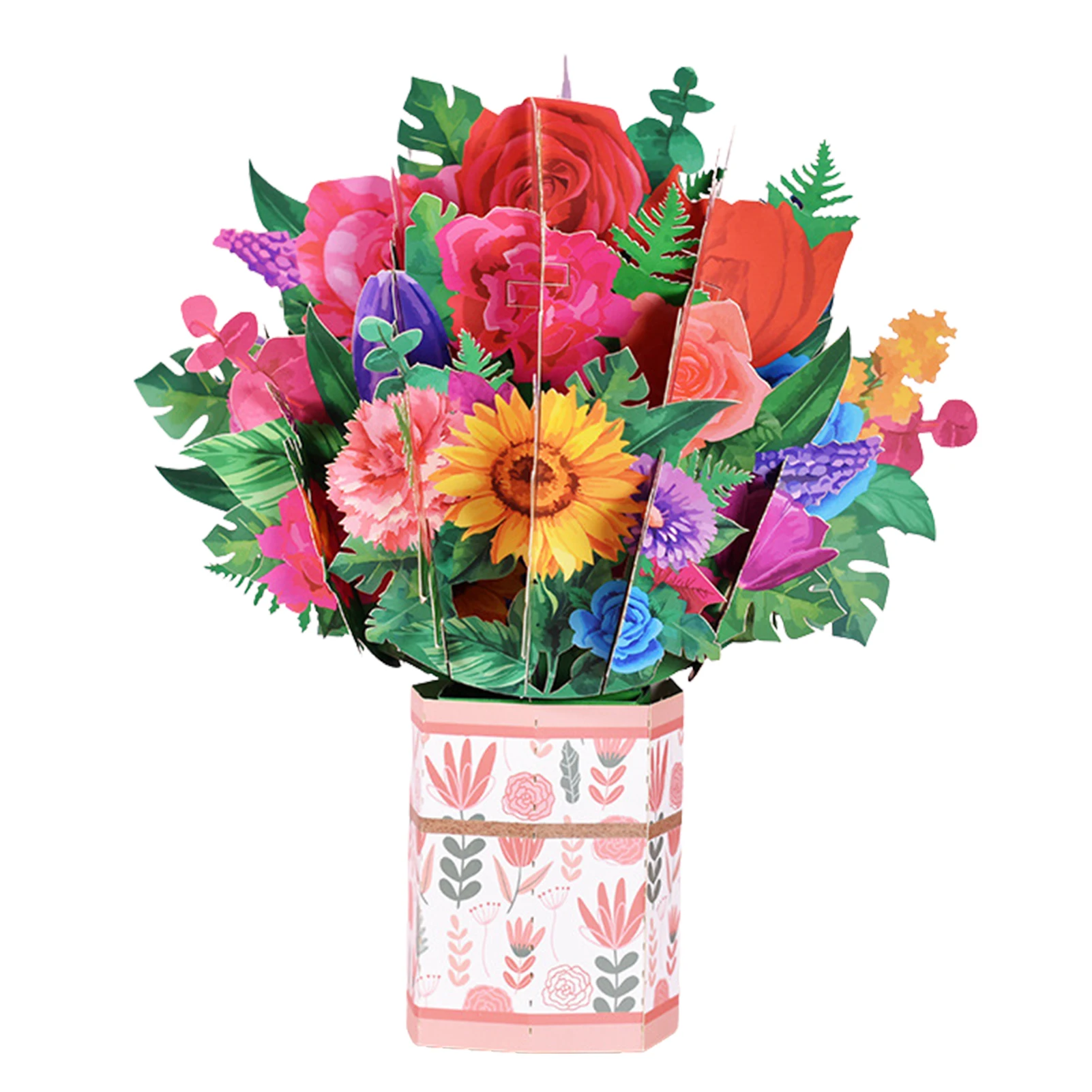 9.8 X 9.8in Pop Up Cards Handmade Popup Greeting Cards Multi-occasional Use Paper Bouquet With Blank Envelope Create Warm Moment
9.8 X 9.8in Pop Up Cards Handmade Popup Greeting Cards Multi-occasional Use Paper Bouquet With Blank Envelope Create Warm Moment