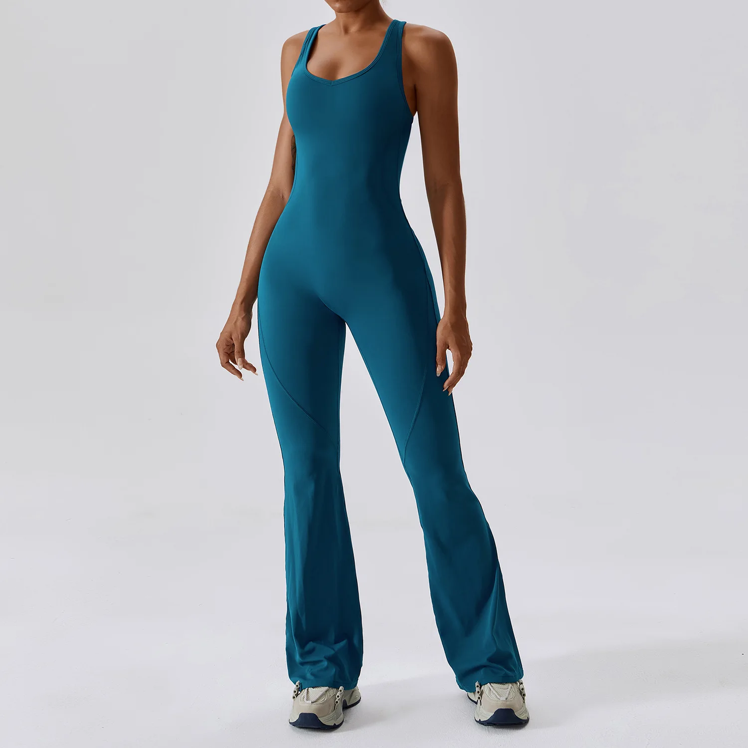 Yoga Set Summer Outfits for 2023 One Pieces Bodysuit Overalls Gym Jumpsuits Pilates Elegant Women's Sets Bell-bottoms Sportswear
Yoga Set Summer Outfits for 2023 One Pieces Bodysuit Overalls Gym Jumpsuits Pilates Elegant Women's Sets Bell-bottoms Sportswear