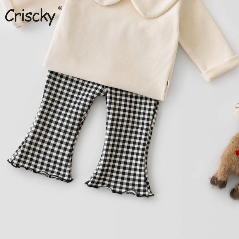 Criscky Summer Sweet Girl Soild Plaid Pants Kids Baby Girls Slim Long Trousers Children Girl Skinny Flare Pants Kids Clothing
Criscky Summer Sweet Girl Soild Plaid Pants Kids Baby Girls Slim Long Trousers Children Girl Skinny Flare Pants Kids Clothing