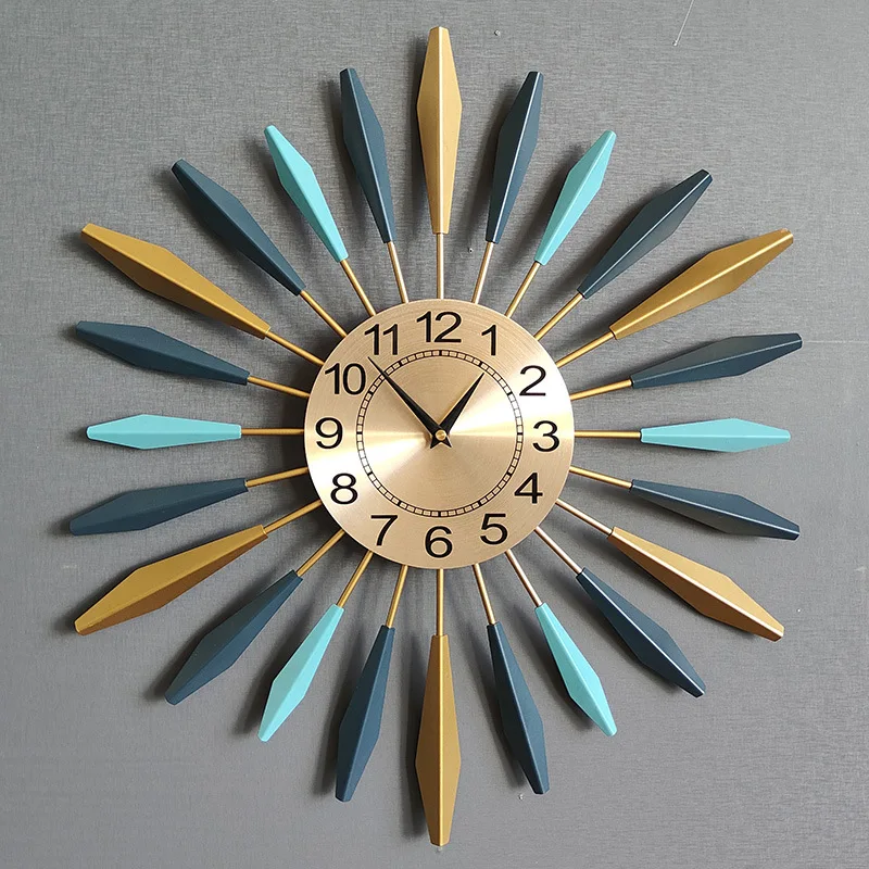 Creative Nordic Retro Wall Clock Living Room Porch Bedroom Clock Iron Design Decorative Clock Home Wall Hanging Ornament ZC287
Creative Nordic Retro Wall Clock Living Room Porch Bedroom Clock Iron Design Decorative Clock Home Wall Hanging Ornament ZC287
