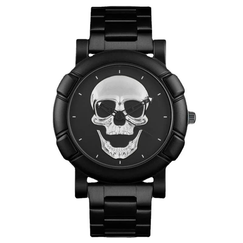 Fashion Mens Personalized 3D Skull Watches Luxury Men Casual Quartz Wristwatch Male Military Sports Watch Reloj Hombre
Fashion Mens Personalized 3D Skull Watches Luxury Men Casual Quartz Wristwatch Male Military Sports Watch Reloj Hombre