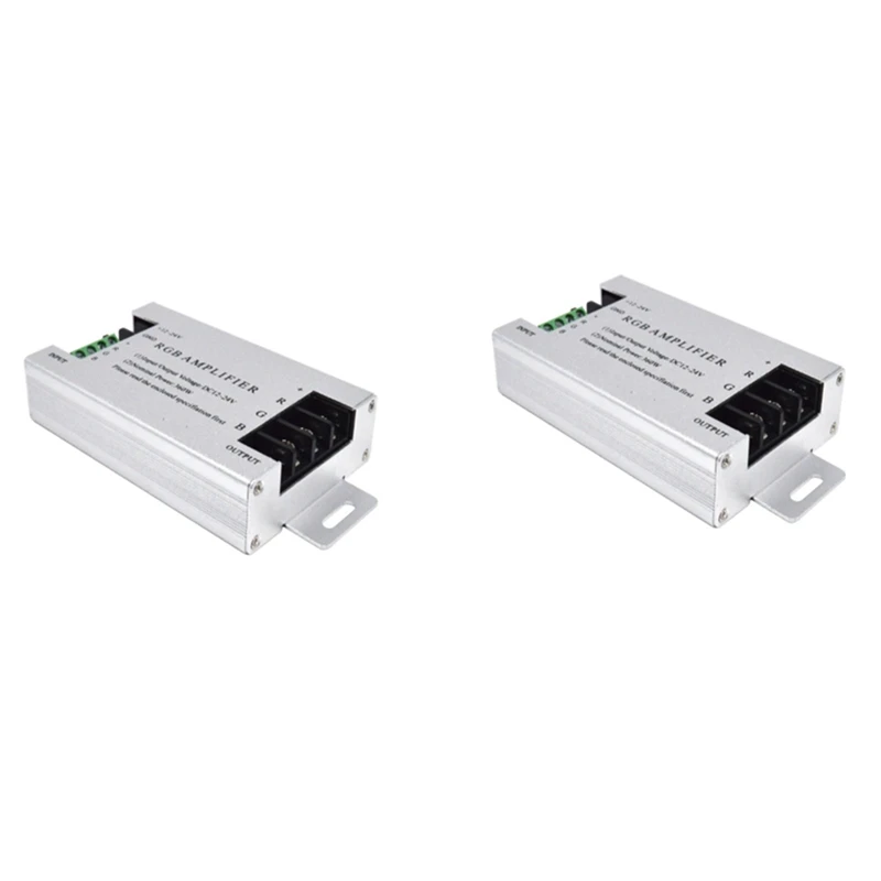 2X 360W RGB LED Amplifier Controller DC12V-24V 30A Aluminum Shell For RGB 5050 3528 SMD LED Strip Lamp
2X 360W RGB LED Amplifier Controller DC12V-24V 30A Aluminum Shell For RGB 5050 3528 SMD LED Strip Lamp