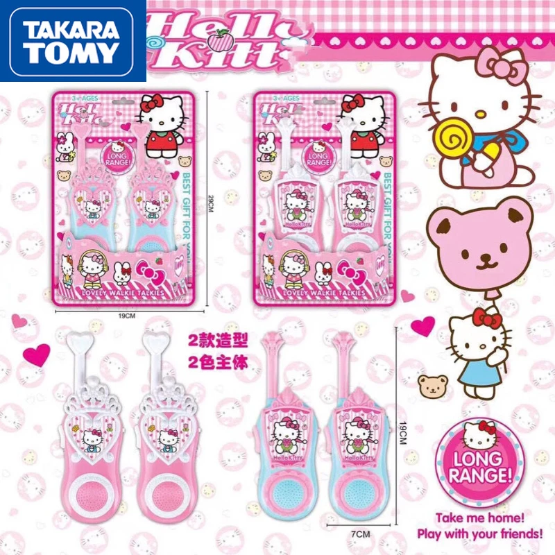 TAKARA TOMY Cartoon Hello Kitty Children's Walkie-talkie Parent-child Interactive Wireless Toy Walkie-talkie Children's Fun Gift
TAKARA TOMY Cartoon Hello Kitty Children's Walkie-talkie Parent-child Interactive Wireless Toy Walkie-talkie Children's Fun Gift