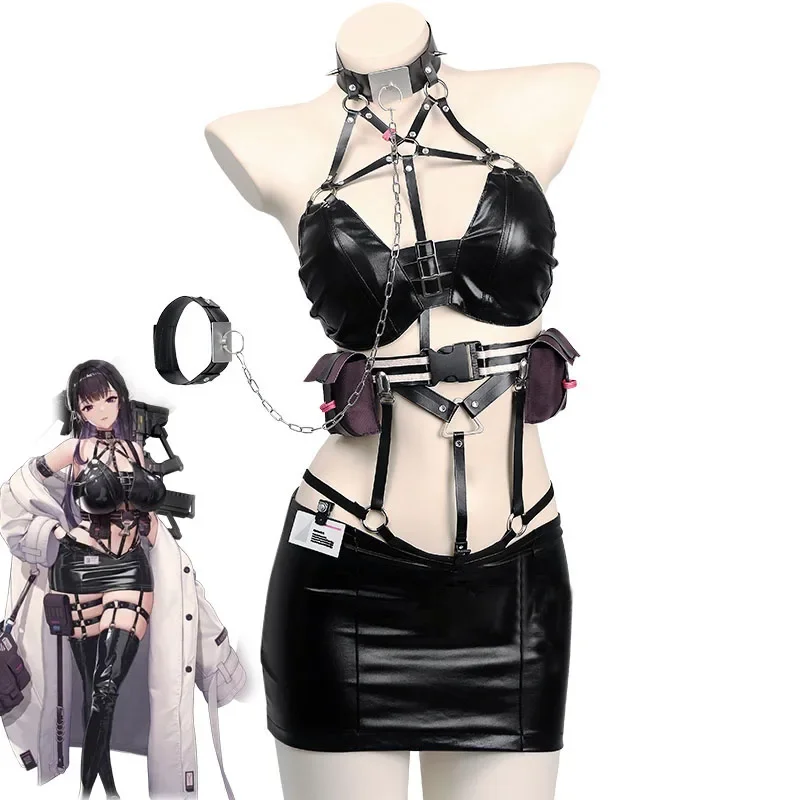 Anime Game Cosplay NIKKE:The Goddess of Victory Mihara Sexy Black Leather Uniform Halloween Costumes
Anime Game Cosplay NIKKE:The Goddess of Victory Mihara Sexy Black Leather Uniform Halloween Costumes