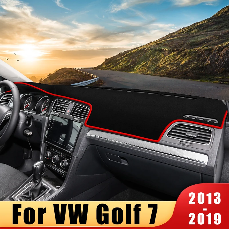 Чехол для Volkswagen VW Golf 7 MK7 2013 2014 2015 2016 2017 2018 2019 R Line, коврик для приборной панели автомобиля, солнцезащитный козырек, коврики, аксессуары 
Чехол для Volkswagen VW Golf 7 MK7 2013 2014 2015 2016 2017 2018 2019 R Line, коврик для приборной панели автомобиля, солнцезащитный козырек, коврики, аксессуары