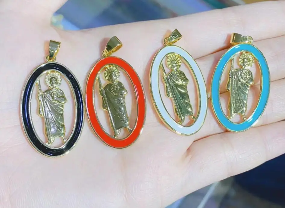 2pcs Copper Jesus Necklaces For Women Men Crystal Necklace Catholic Jewelry pendant Accessories fg34
2pcs Copper Jesus Necklaces For Women Men Crystal Necklace Catholic Jewelry pendant Accessories fg34