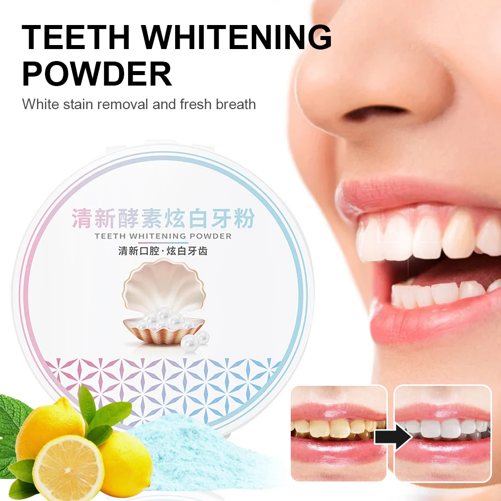 Teeth Whitening Essence Powder Clean Oral Hygiene Whiten Teeth Remove Plaque Stains Fresh Breath Oral Hygiene Whitening Powder
Teeth Whitening Essence Powder Clean Oral Hygiene Whiten Teeth Remove Plaque Stains Fresh Breath Oral Hygiene Whitening Powder