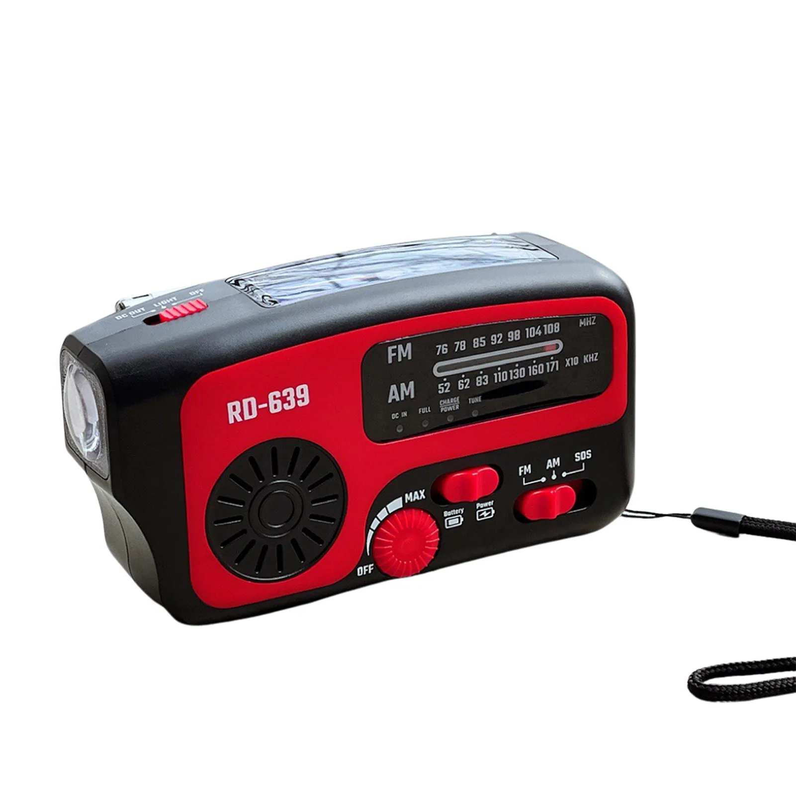 Радио с оповещением о погоде, AM/FM, аварийное радио на солнечной батарее, ручной светодиодный фонарик с USB-зарядкой, лампа для чтения, сигнализ... 
Радио с оповещением о погоде, AM/FM, аварийное радио на солнечной батарее, ручной светодиодный фонарик с USB-зарядкой, лампа для чтения, сигнализ...