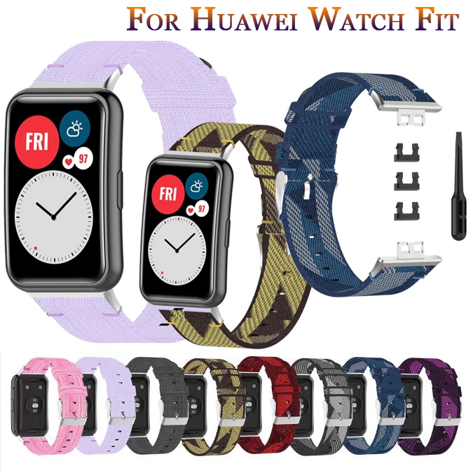 Canvas Nylon Watchband Starp for Huawei Watch Fit Replacement Band stripe Sports Bracelet Strap For Huawei Fit Smart watch band
Canvas Nylon Watchband Starp for Huawei Watch Fit Replacement Band stripe Sports Bracelet Strap For Huawei Fit Smart watch band