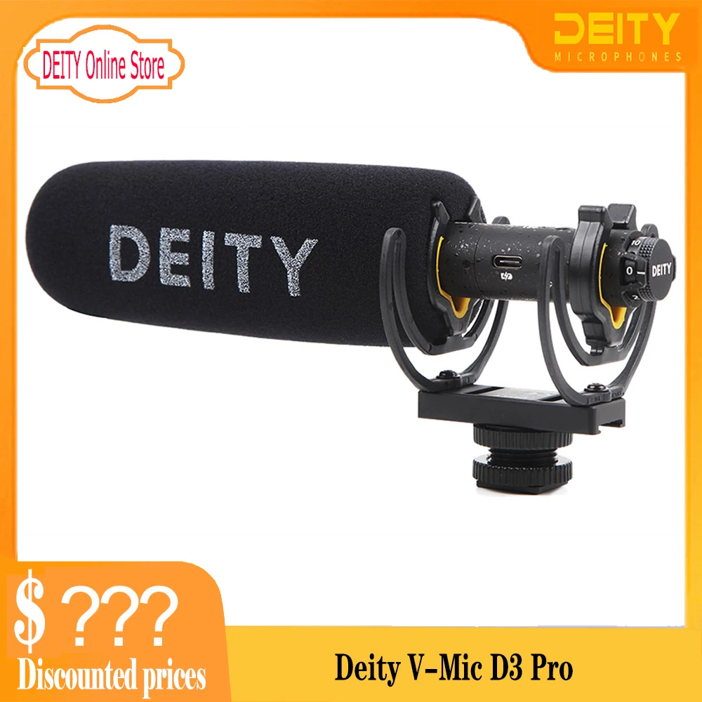 Deity V-Mic D3 Pro Super-Cardioid on-camera Microphone low noise Condenser Recording Video Interview Mic for DSLR Camcorders
Deity V-Mic D3 Pro Super-Cardioid on-camera Microphone low noise Condenser Recording Video Interview Mic for DSLR Camcorders
