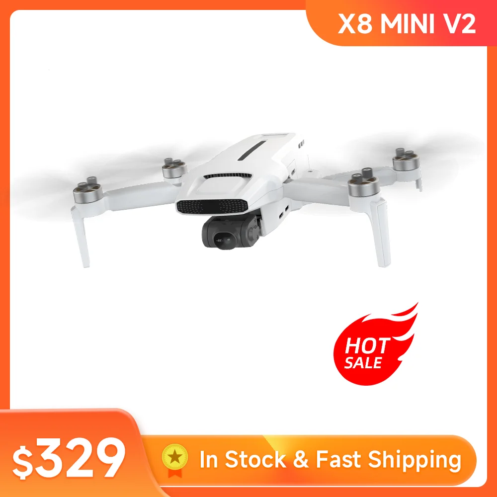 X8 Mini GPS Drone 4K HD Dual Camera FPV Aerial Photography Obstacle Avoidance 3-Axis Anti-shake Gimbal Helicopter RC Quadcopter
X8 Mini GPS Drone 4K HD Dual Camera FPV Aerial Photography Obstacle Avoidance 3-Axis Anti-shake Gimbal Helicopter RC Quadcopter