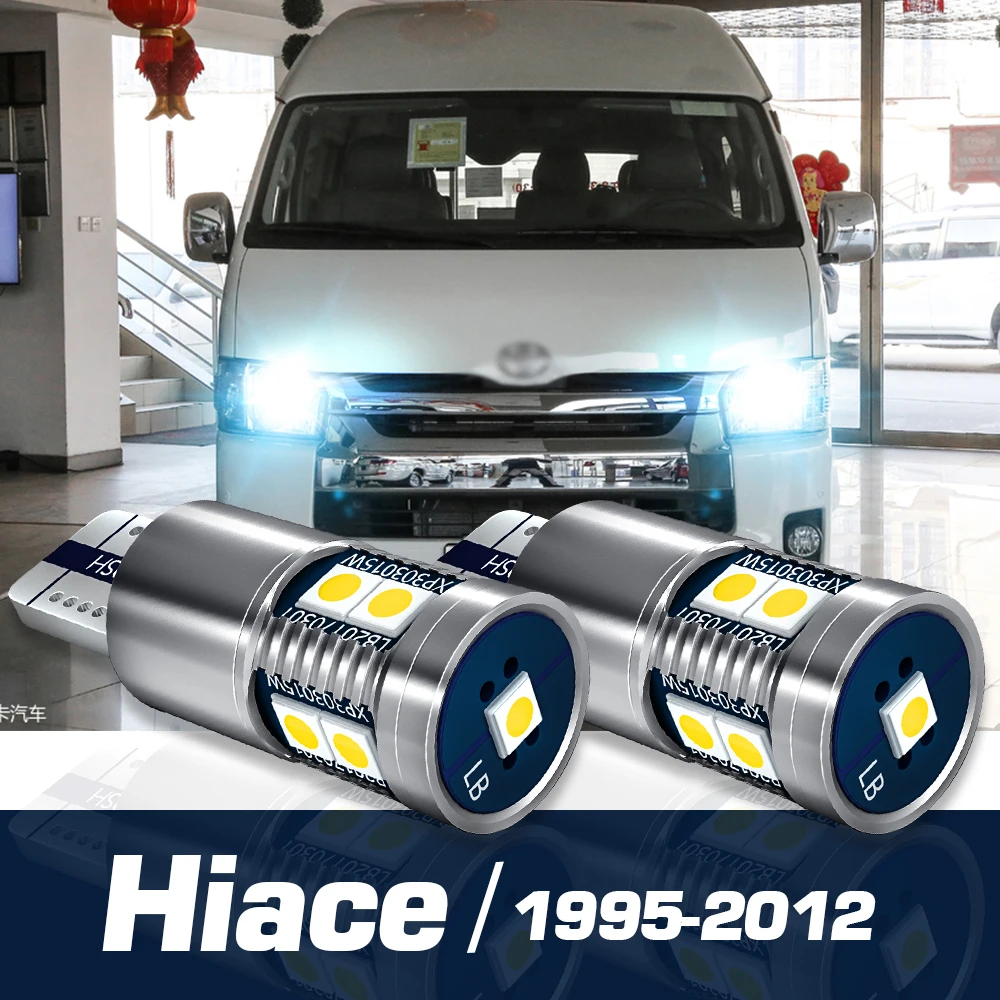 2pcs LED Parking Light Clearance Bulb Canbus Accessories For Toyota Hiace 1995-2012 2003 2004 2005 2006 2007 2008 2009 2010 2011
2pcs LED Parking Light Clearance Bulb Canbus Accessories For Toyota Hiace 1995-2012 2003 2004 2005 2006 2007 2008 2009 2010 2011