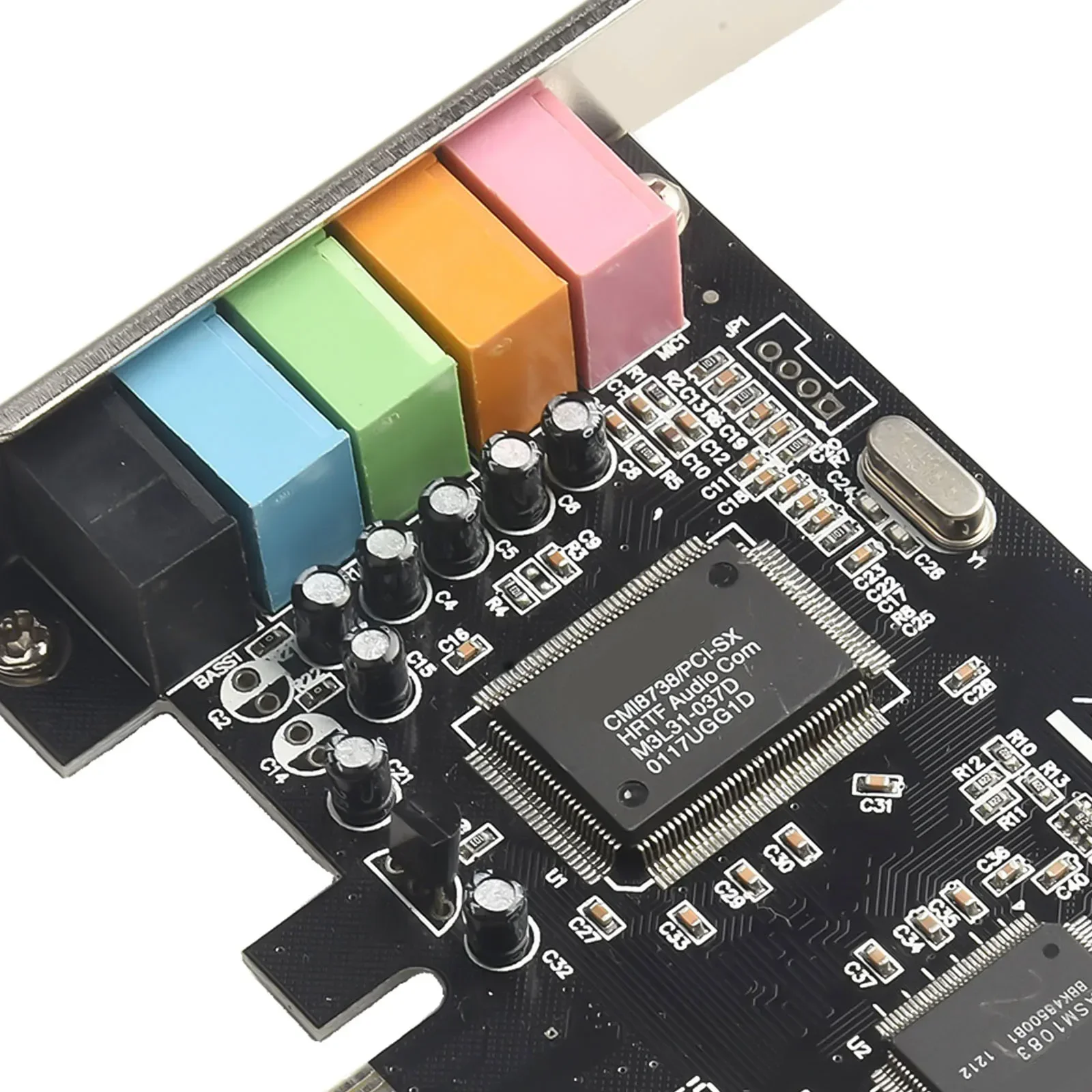 Звуковая карта PCI-E5.1 компьютер PCIE 5 1-канальный 3D-аудио 6 каналов 3D-игры музыка