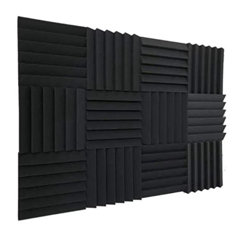 12 Pieces Acoustic Foam Panels,High Density Wedge Tiles Acoustic Padding For Home Or Studio Sound Insulation,30X30x5cm
12 Pieces Acoustic Foam Panels,High Density Wedge Tiles Acoustic Padding For Home Or Studio Sound Insulation,30X30x5cm