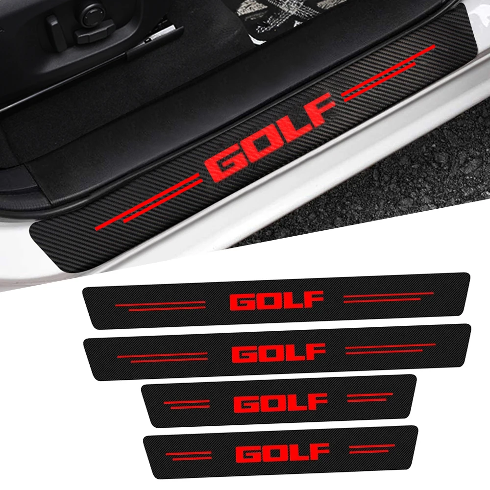 Car Door Threshold Sill Sticker 4PCS for GOLF 4 5 6 7 MK4 MK5 MK6 MK7 2021 - 1998 R GTI GLI Car Door Sill Plate Protector
Car Door Threshold Sill Sticker 4PCS for GOLF 4 5 6 7 MK4 MK5 MK6 MK7 2021 - 1998 R GTI GLI Car Door Sill Plate Protector