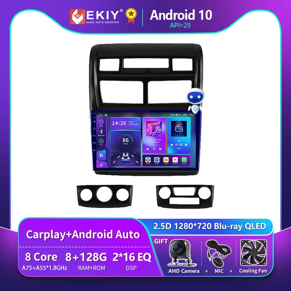 EKIY T900 8G 128G для Kia Sportage 2 2004-2010 Автомобильный радиоприемник Мультимедийная система Магнитофон Навигация GPS Стерео Авто Android QLED Carplay Wireless No 2 Din DVD ...
EKIY T900 8G 128G для Kia Sportage 2 2004-2010 Автомобильный радиоприемник Мультимедийная система Магнитофон Навигация GPS Стерео Авто Android QLED Carplay Wireless No 2 Din DVD ...
