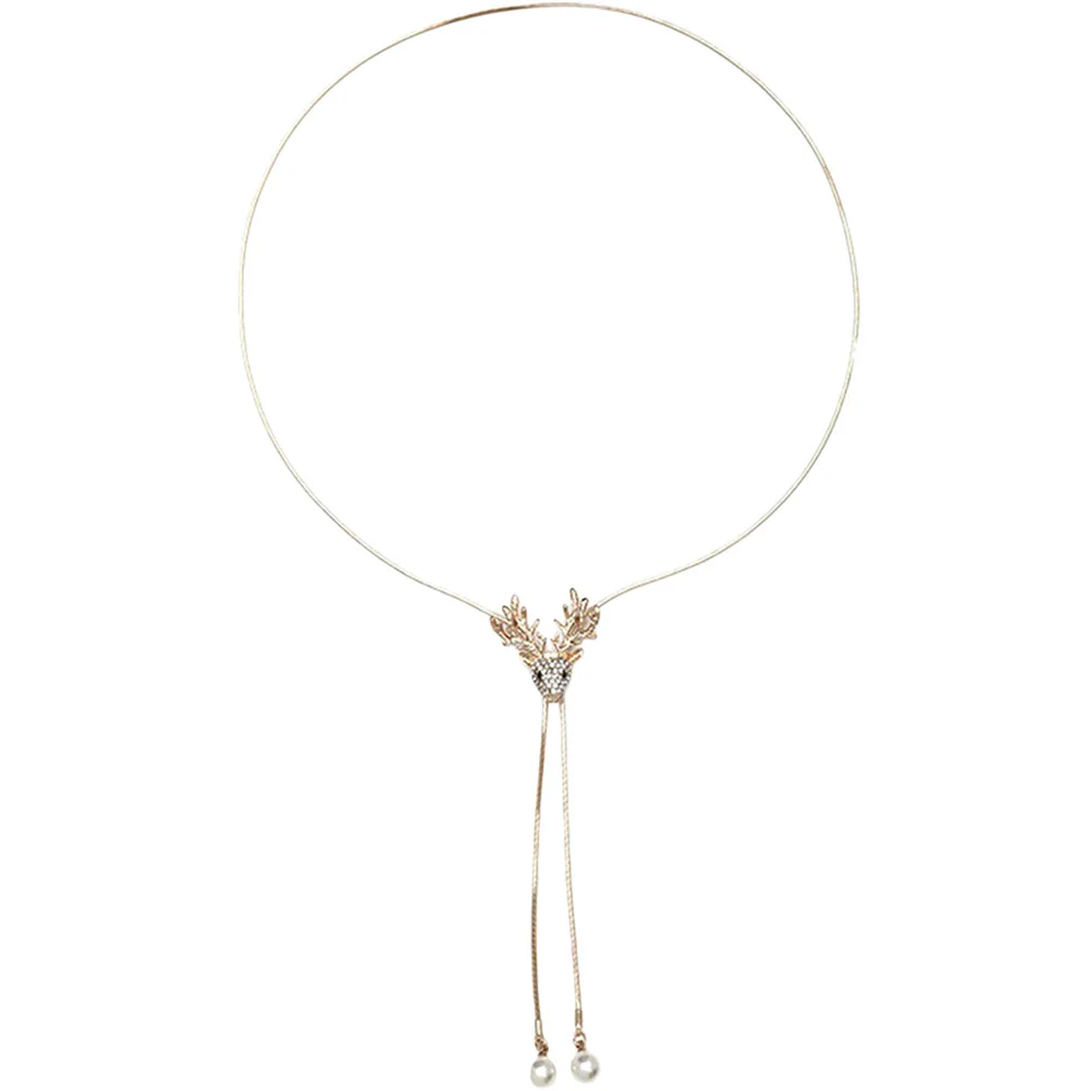 Elk Necklace Anniversary Presents Deer Women Trendy Pearl Pendant Alloy Womens Necklaces
Elk Necklace Anniversary Presents Deer Women Trendy Pearl Pendant Alloy Womens Necklaces