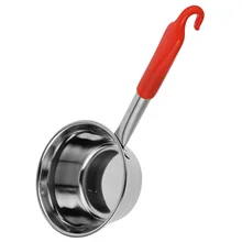 Camping Ladle with Hook Stainless Steel Ladle Portable Soup Ladle Portable Ladle for Hiking Camping
