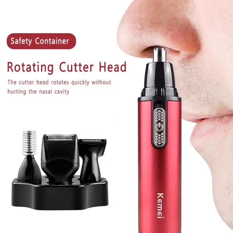 NEW2023 KM-6620 Four-in-one Hair Clipper Rechargeable Hair nose hair shaver shaving sideburns eyebrow trimming knife
NEW2023 KM-6620 Four-in-one Hair Clipper Rechargeable Hair nose hair shaver shaving sideburns eyebrow trimming knife
