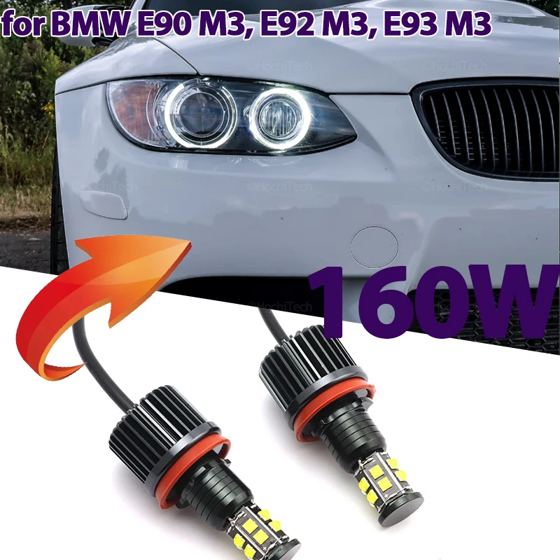 160W White Canbus Error Free LED Angel Eyes Marker Lights Bulbs for BMW 3 Series E90 M3, E92 M3, E93 M3 2008-2013
160W White Canbus Error Free LED Angel Eyes Marker Lights Bulbs for BMW 3 Series E90 M3, E92 M3, E93 M3 2008-2013