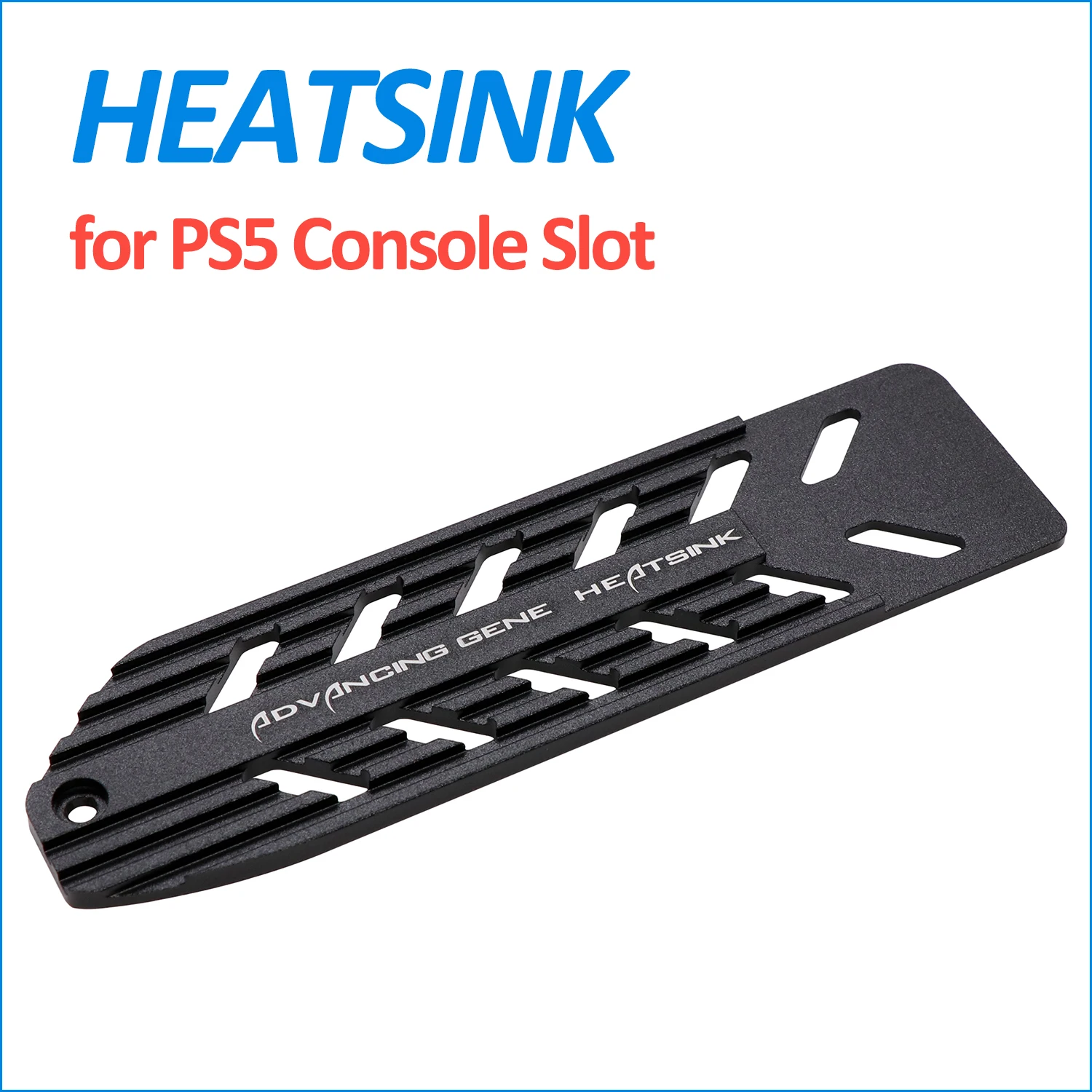 M.2 NVMe Heatsink Radiator for PS5 Console SSD Expansion Slot, Aviation Grade Magnesium Aluminum Alloy, Black
M.2 NVMe Heatsink Radiator for PS5 Console SSD Expansion Slot, Aviation Grade Magnesium Aluminum Alloy, Black