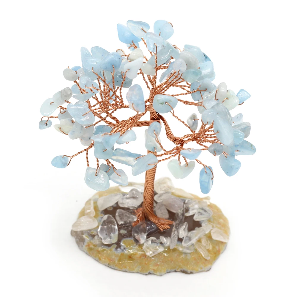 Natural and Beautiful Gravel Copper Wire Winding Tree of Life Home Decoration Energy Gemstone Specimen Ornaments Fresh Gift 1PC
Natural and Beautiful Gravel Copper Wire Winding Tree of Life Home Decoration Energy Gemstone Specimen Ornaments Fresh Gift 1PC
