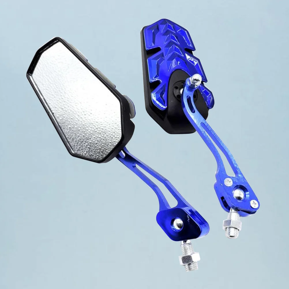 1 Pair Motorcycle Handlebar Rearview Mirror Aluminum Alloy Reversing Mirror Reflector Modified Accessories (Blue)
1 Pair Motorcycle Handlebar Rearview Mirror Aluminum Alloy Reversing Mirror Reflector Modified Accessories (Blue)