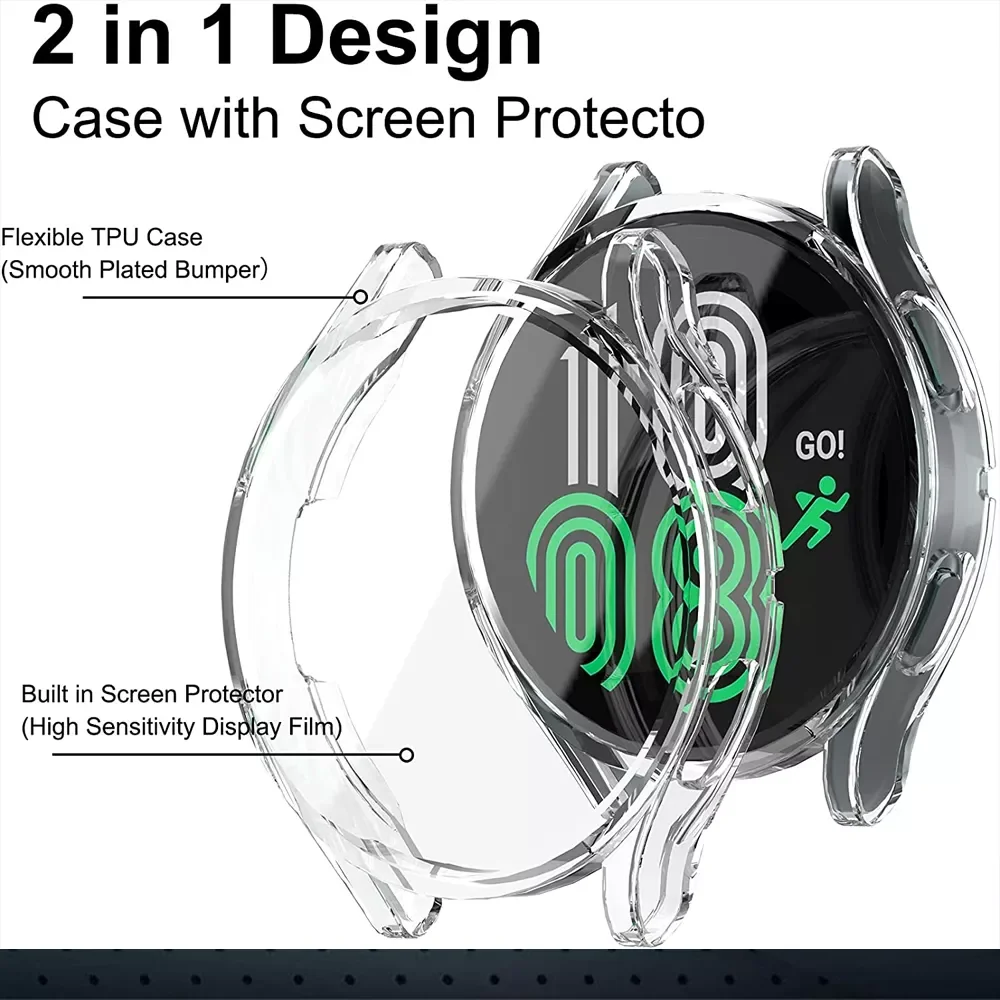 for Samsung Galaxy Watch 4 40mm 44mm Screen Protector All-Around PC Anti-Scratch Bumper Cover for Galaxy Watch4 Smartwatch
for Samsung Galaxy Watch 4 40mm 44mm Screen Protector All-Around PC Anti-Scratch Bumper Cover for Galaxy Watch4 Smartwatch