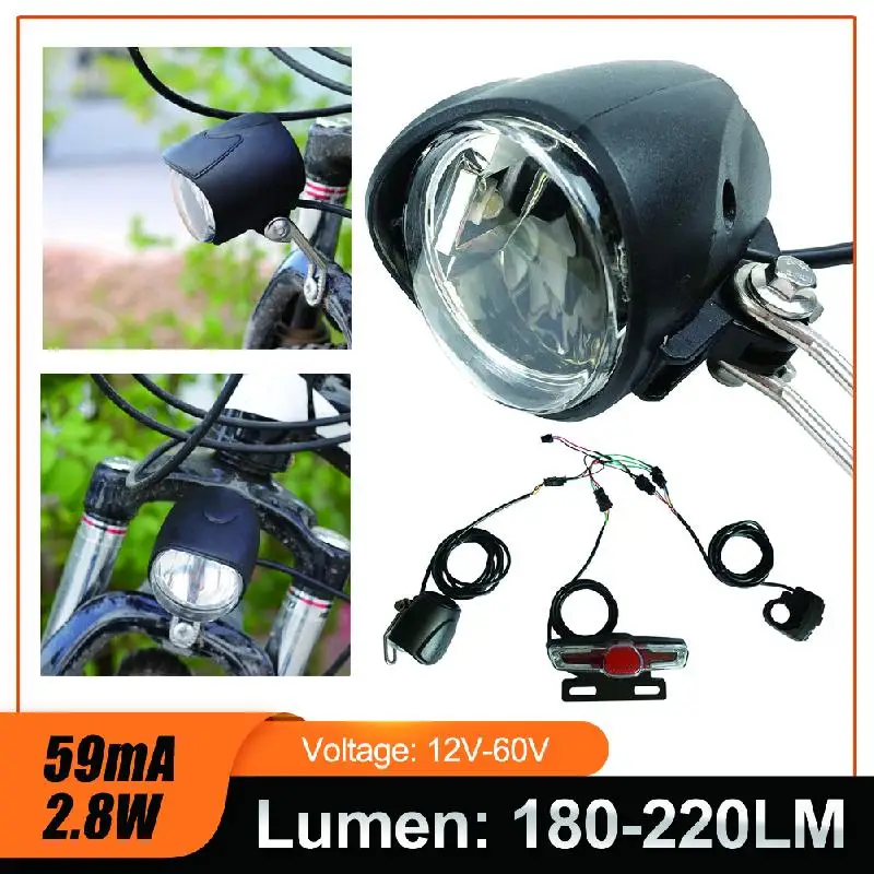 Electric Bike Front and Ebike Rear Light Set Input 36V/48V Built-in Speaker E-Bike Headlight And Tail Light with Horn Switch
Electric Bike Front and Ebike Rear Light Set Input 36V/48V Built-in Speaker E-Bike Headlight And Tail Light with Horn Switch