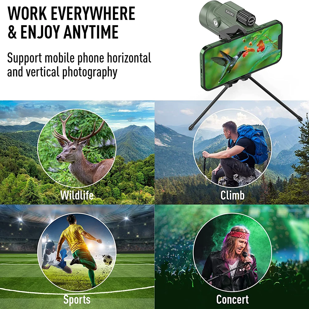 HD Monocular Telescopes High Quality Not Easy To Break Durable For Camping Hiking
HD Monocular Telescopes High Quality Not Easy To Break Durable For Camping Hiking