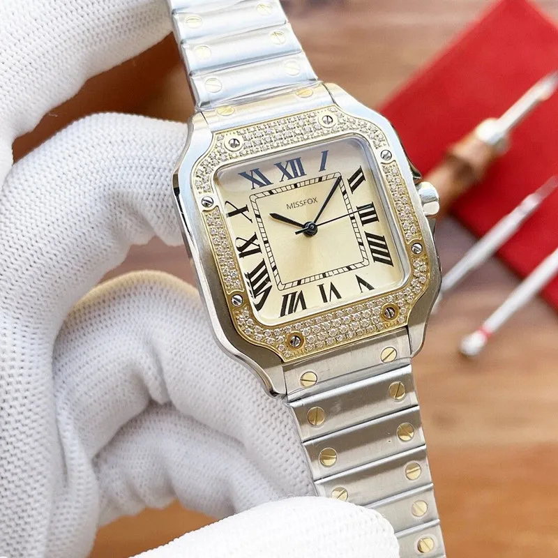 Luxury Brand Santos Diamonds Classic Men 39.8Mm Mechanical Watches Waterproof Automatic Ladies 35.1MM Wristwatches
Luxury Brand Santos Diamonds Classic Men 39.8Mm Mechanical Watches Waterproof Automatic Ladies 35.1MM Wristwatches