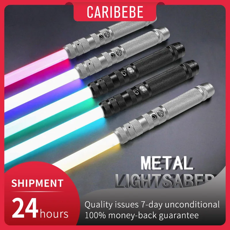 CARIBEBE RGB Lightsaber With Attack Sound 7 Colors FX Duel Lightsaber Metal Handle LED Lightsaber USB Charging Xmas Gifts
CARIBEBE RGB Lightsaber With Attack Sound 7 Colors FX Duel Lightsaber Metal Handle LED Lightsaber USB Charging Xmas Gifts