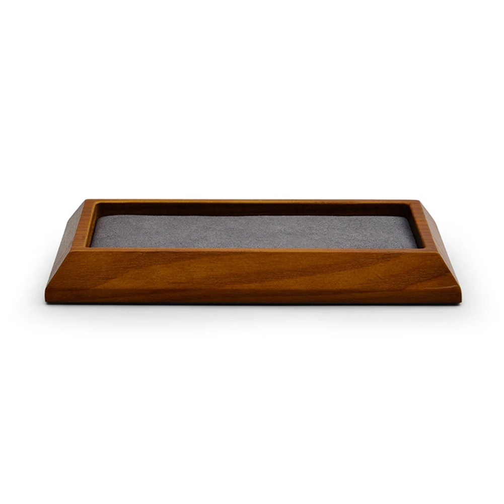 Solid Wood Bangle Display Tray with Microfiber Jewelry Display Pallet Necklace Storage Tray for Shop
Solid Wood Bangle Display Tray with Microfiber Jewelry Display Pallet Necklace Storage Tray for Shop