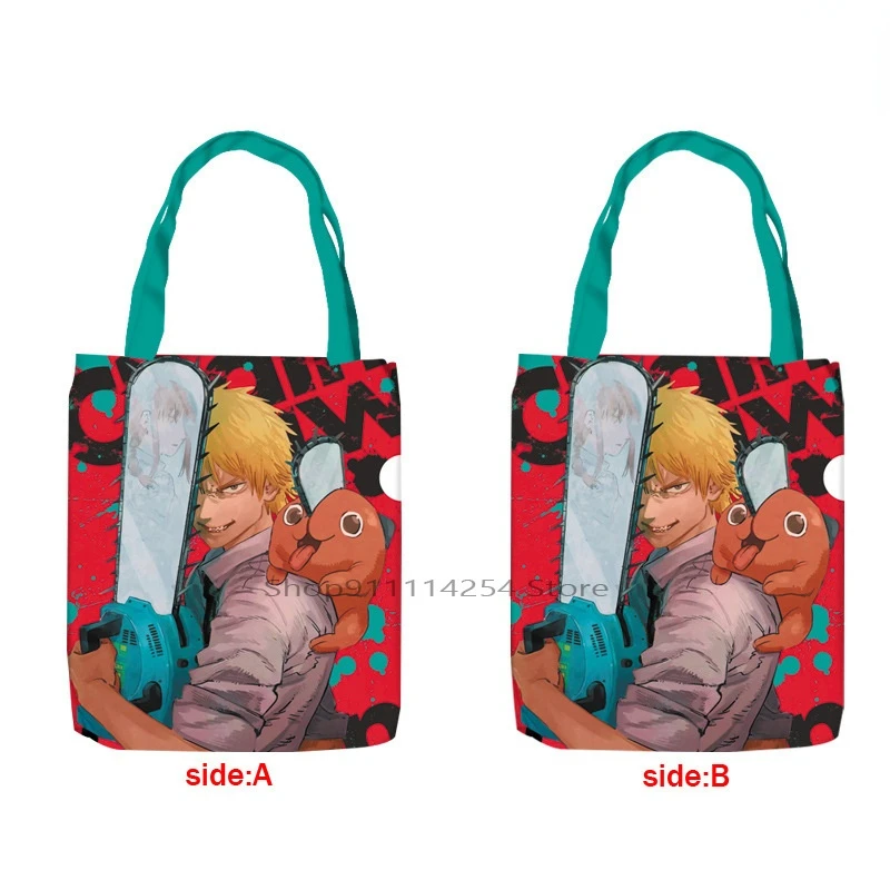 Chainsaw Man Chainsaw Man Tote Bag Shopping Bag 35X45CM Canvas Bag Chainsaw Man Men's and Women's Shoulder Bag
Chainsaw Man Chainsaw Man Tote Bag Shopping Bag 35X45CM Canvas Bag Chainsaw Man Men's and Women's Shoulder Bag