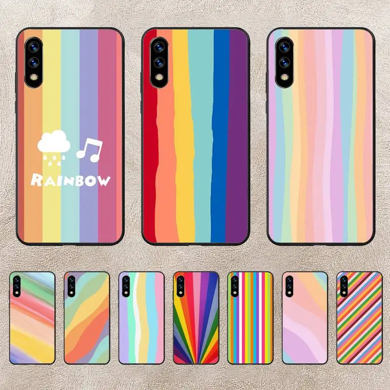 Colorful Rainbow Stripe Phone Case For Huawei G7 G8 P7 P8 P9 P10 P20 P30 Lite Mini Pro P Smart Plus Cove Fundas
Colorful Rainbow Stripe Phone Case For Huawei G7 G8 P7 P8 P9 P10 P20 P30 Lite Mini Pro P Smart Plus Cove Fundas