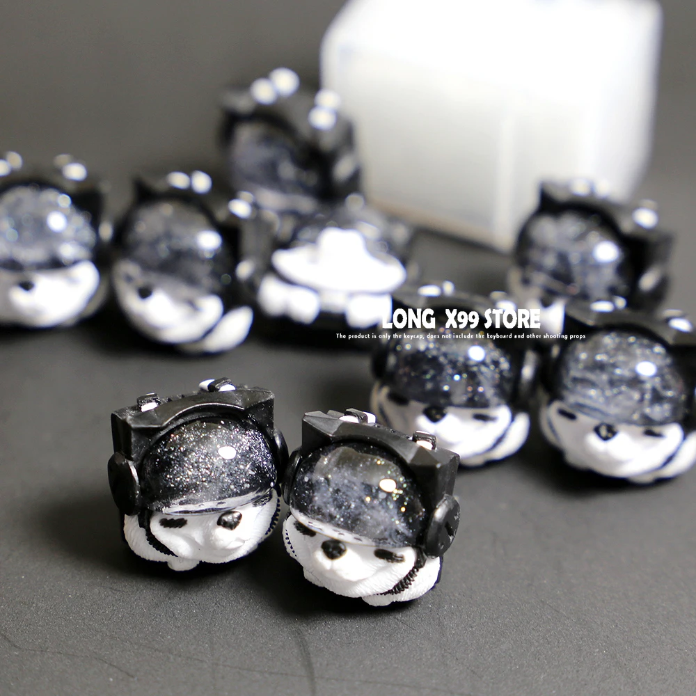 Personalized Design Black Cloudy Space Dog Keycaps Creative Handmade Resin Keycap For MX Switch Mechanical Game Keyboard
Personalized Design Black Cloudy Space Dog Keycaps Creative Handmade Resin Keycap For MX Switch Mechanical Game Keyboard