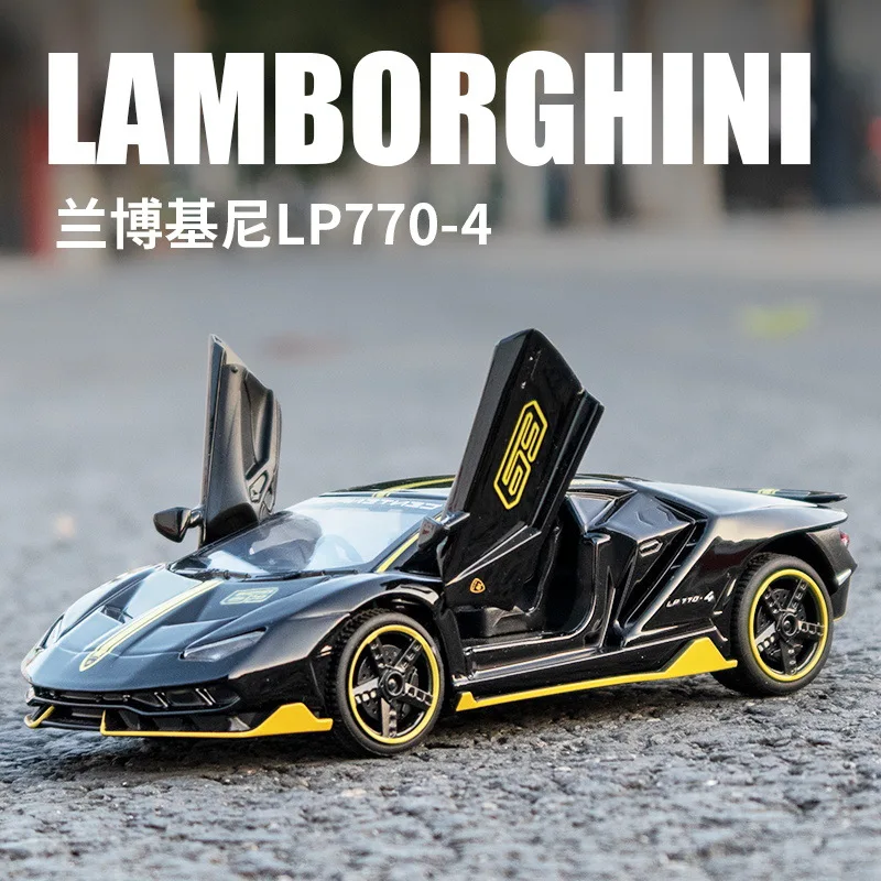 1/32 Scale Lambor LP770-4 New Alloy Die-casting Acousto-optic Pullback Model Sports Car Toys For Children's Birthday Gift
1/32 Scale Lambor LP770-4 New Alloy Die-casting Acousto-optic Pullback Model Sports Car Toys For Children's Birthday Gift