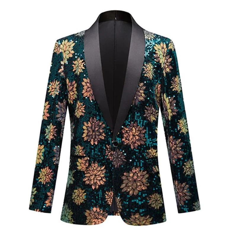 Sequin blazer men's singer suits casual slim fit shiny stage clothes blue americana ropa de hombre terno masculino vestes de
Sequin blazer men's singer suits casual slim fit shiny stage clothes blue americana ropa de hombre terno masculino vestes de