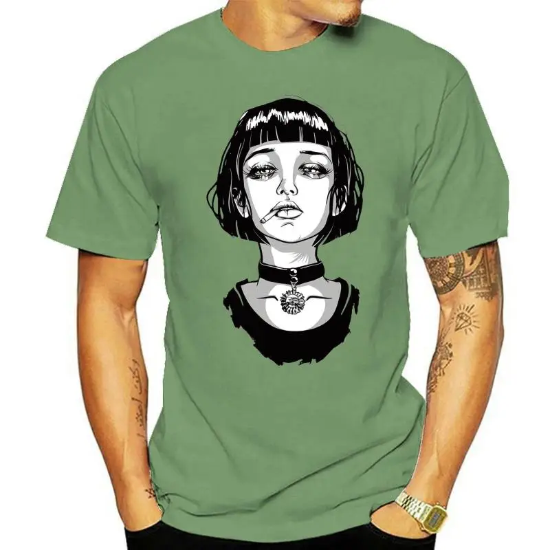 

Leon The Professional Movie футболка 3XL пользовательская одежда с коротким рукавом для мужчин популярные футболки в стиле бойфренда Матильда