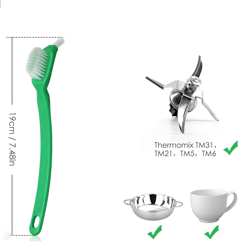 Blade Knife Cleaner Bowl Pot Washing Tool Cleaning Scrubbing Brush Ideal For Thermomix TM5 TM6 TM31 Food Mixer Monsieur Cuisine
Blade Knife Cleaner Bowl Pot Washing Tool Cleaning Scrubbing Brush Ideal For Thermomix TM5 TM6 TM31 Food Mixer Monsieur Cuisine