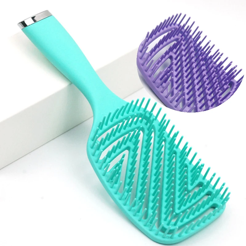 Tangled Hair Comb Detangling Hair Brush Large Plate Massage Combs Hollow Out Hair Brushes Barber Comb Salon Hair Styling Tools
Tangled Hair Comb Detangling Hair Brush Large Plate Massage Combs Hollow Out Hair Brushes Barber Comb Salon Hair Styling Tools