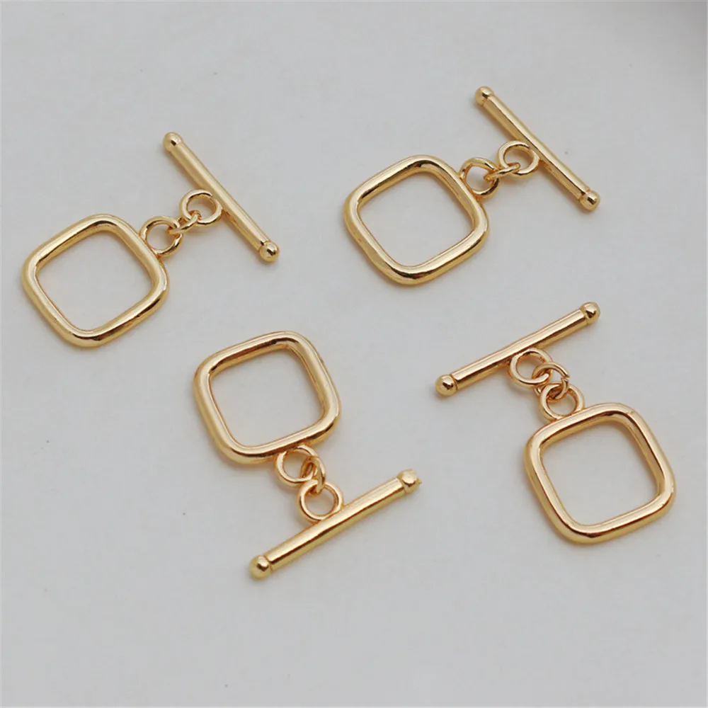 14K gold color accessories IQ buckle bracelet buckle OT buckle 14mm square box connector DIY accessories with buckle
14K gold color accessories IQ buckle bracelet buckle OT buckle 14mm square box connector DIY accessories with buckle