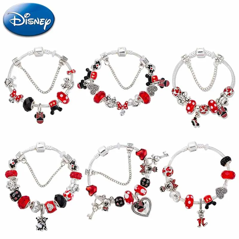 Disney Bracelet Mickey Mouse Minnie Anime Figures DIY Jewelry Pendant Kawaii Charm Beads Bangle Accessories Girl Birthday Gifts
Disney Bracelet Mickey Mouse Minnie Anime Figures DIY Jewelry Pendant Kawaii Charm Beads Bangle Accessories Girl Birthday Gifts