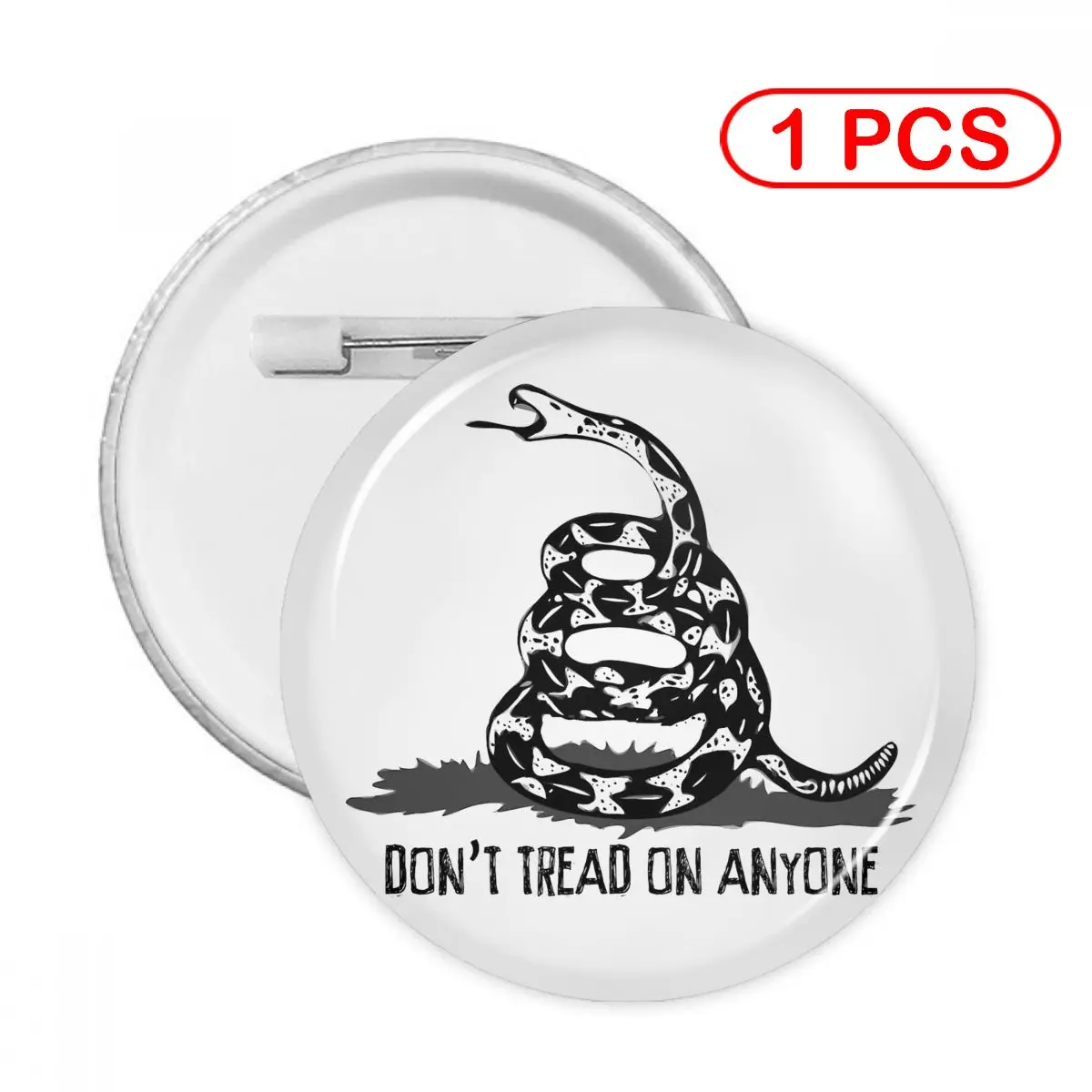 Don't Tread On Me Don't Tread On Anyone Pins Creative Brooch Jewelry Decor Metal Pin Badge Girl Child Broche Button Clothes Gift
Don't Tread On Me Don't Tread On Anyone Pins Creative Brooch Jewelry Decor Metal Pin Badge Girl Child Broche Button Clothes Gift